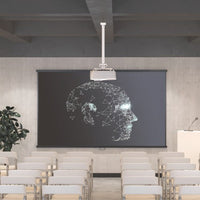 VSYS VPM-20-02L projector ceiling mount installed above a boardroom table