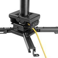 VSYS VPM-20-02L cable management routed inside the telescopic pole