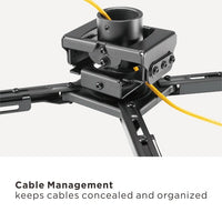 VSYS VPM-20-H integrated cable management along the arms