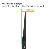 VSYS VS01E-44F slim 20 mm side profile against the wall