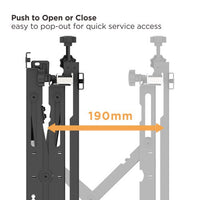 VSYS VSVW13-610T push-pull pop-out lock system detail