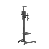 VSYS VTLS17-46TW mobile TV cart, front angled view