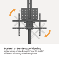 VSYS VTLS17-46TW portrait and landscape rotation detail